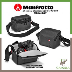 Manfrotto NX camera shoulder bag I Grey for CSC MB NX-SB-IGY